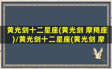 黄光剑十二星座(黄光剑 摩羯座)/黄光剑十二星座(黄光剑 摩羯座)-我的网站